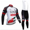 Set Fietsshirt Lange Mouw + Lange Koersbroek 2018 Team UAE N001